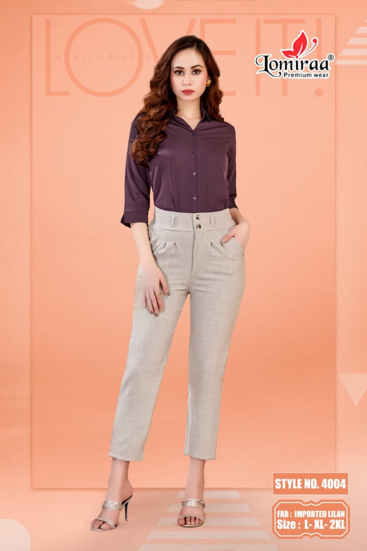 Elite High-Waist Formal Pant