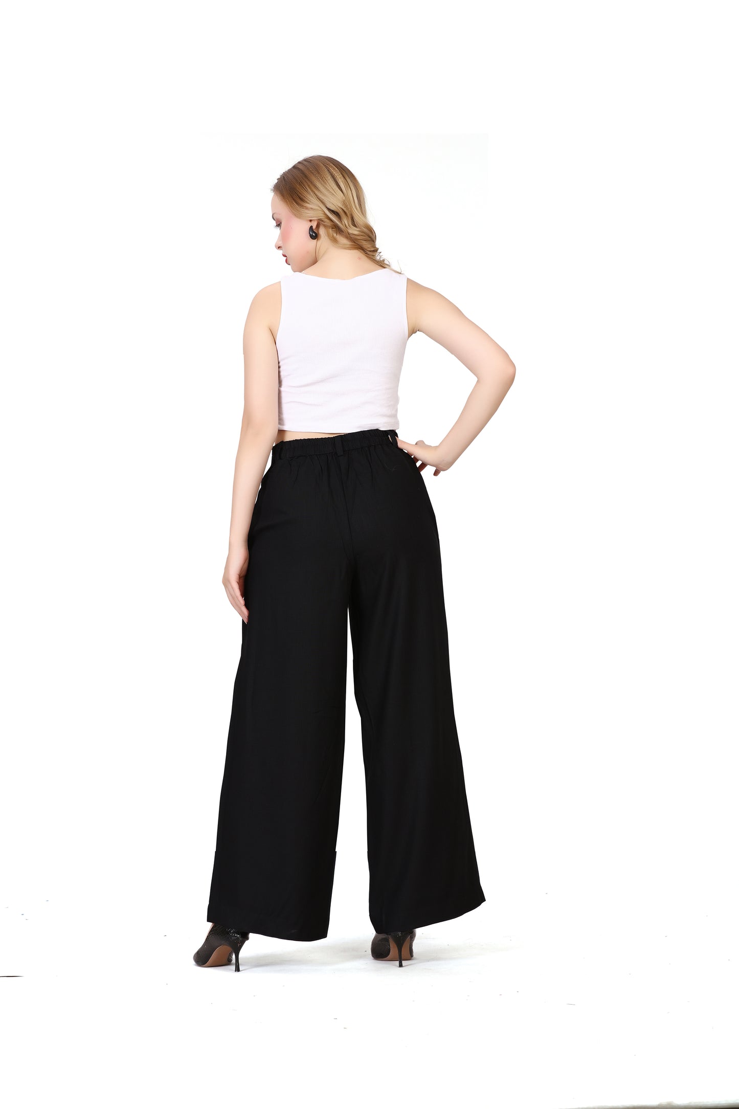 Baggy Style Korean Pant in Black Color