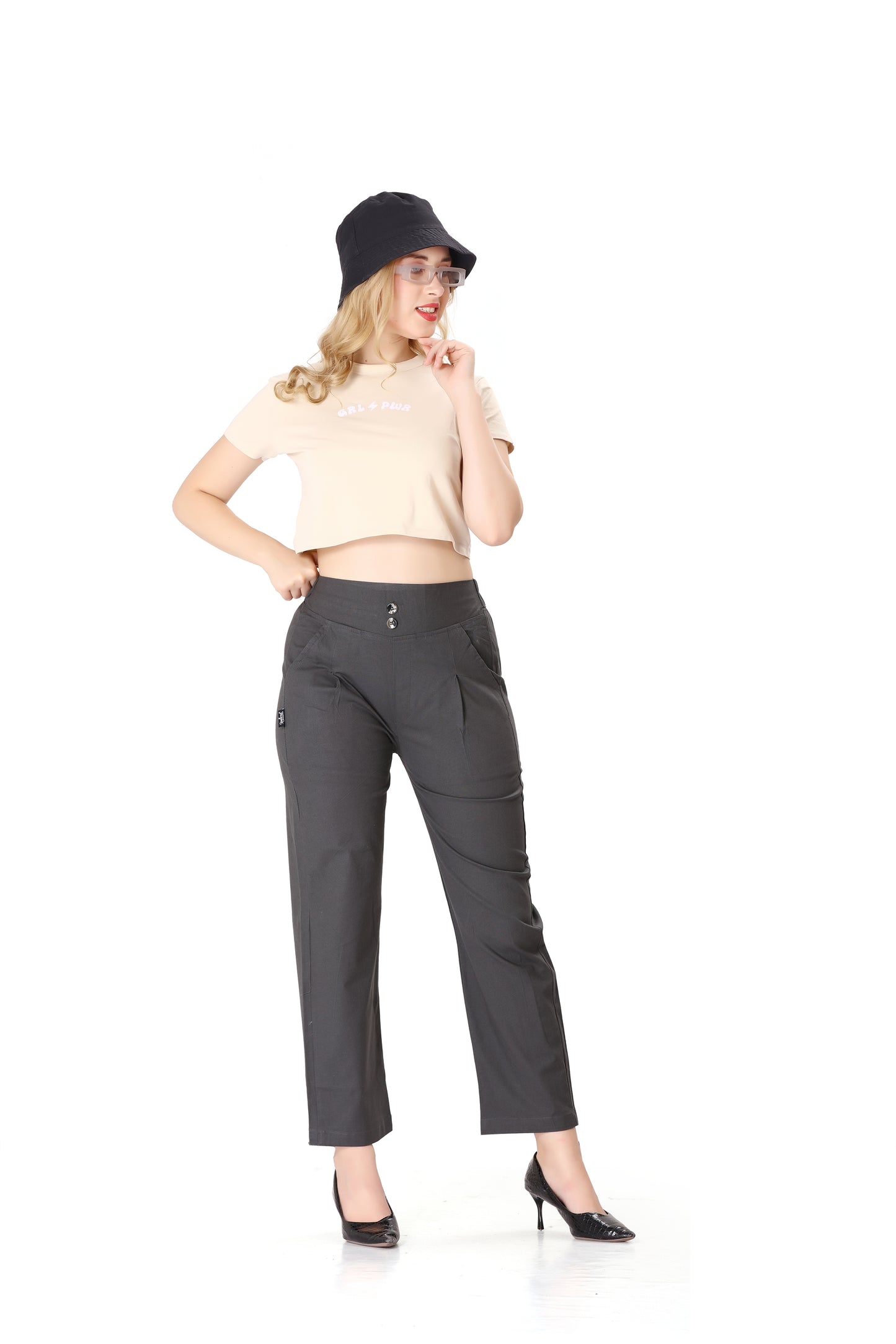 Formal Pant in Dusty Brown