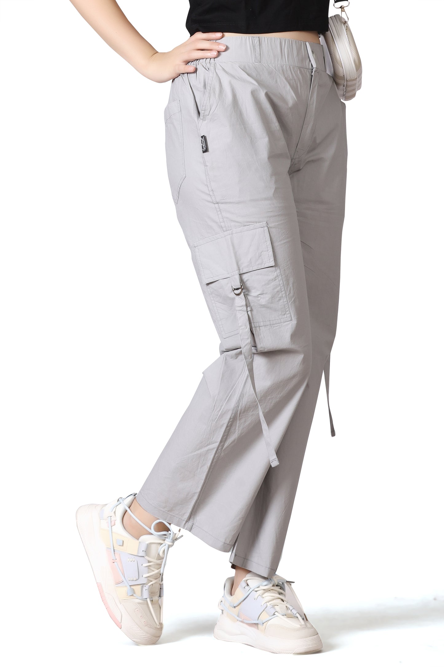 6 Pockets Cargo Pant (Silver)