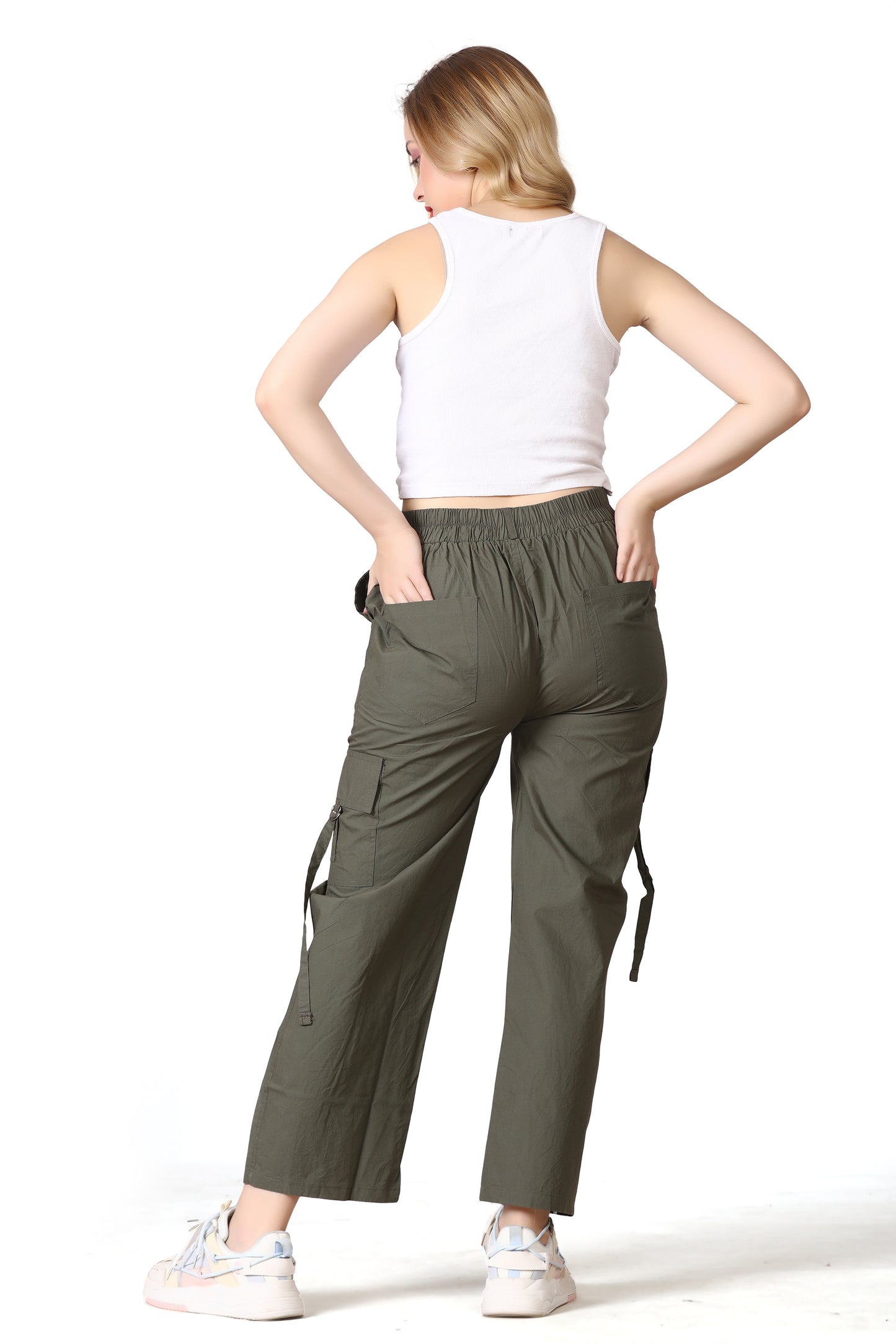 6 Pockets Cargo Pant (Olive Grey)