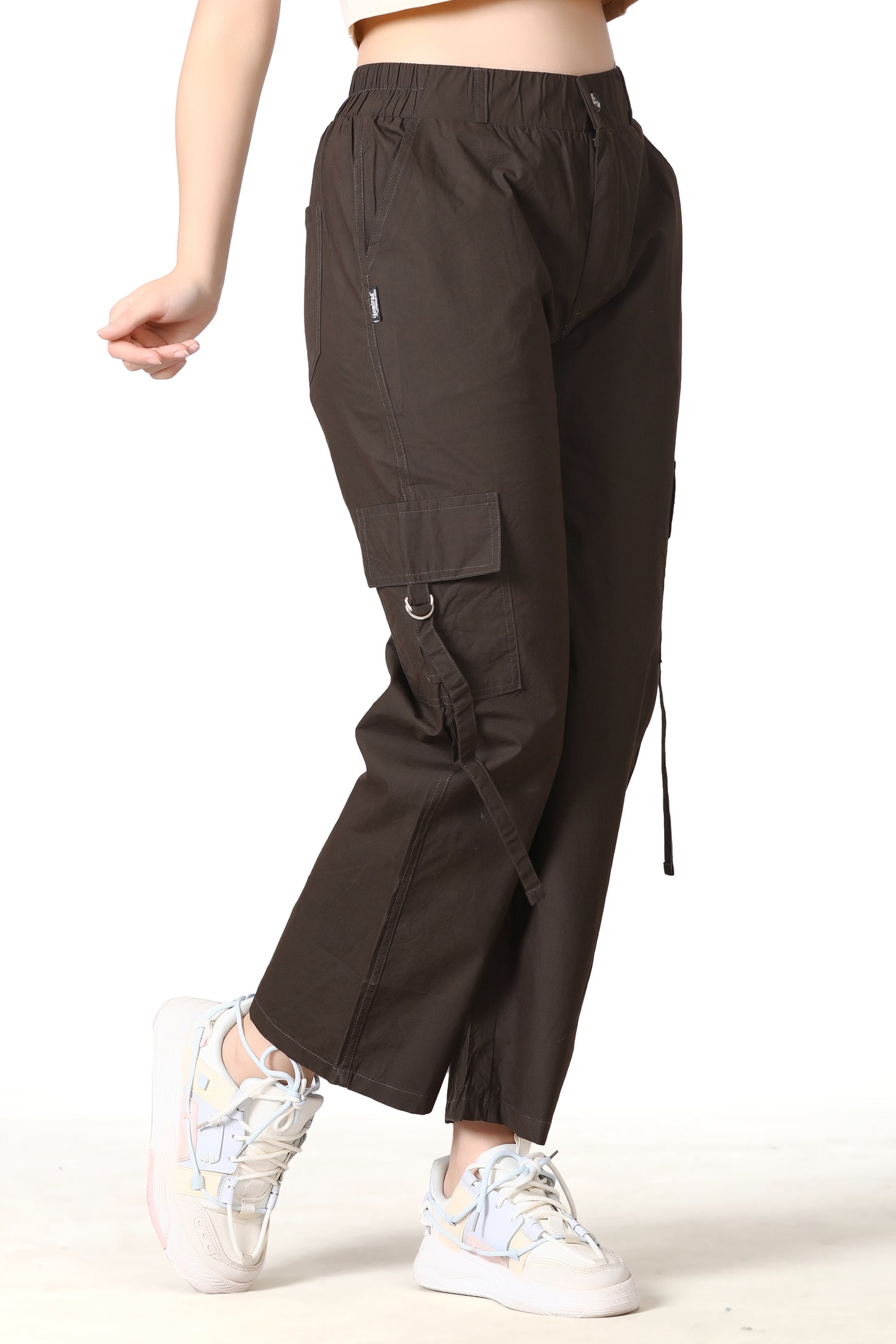 6 Pockets Cargo Pant (Dark Brown)