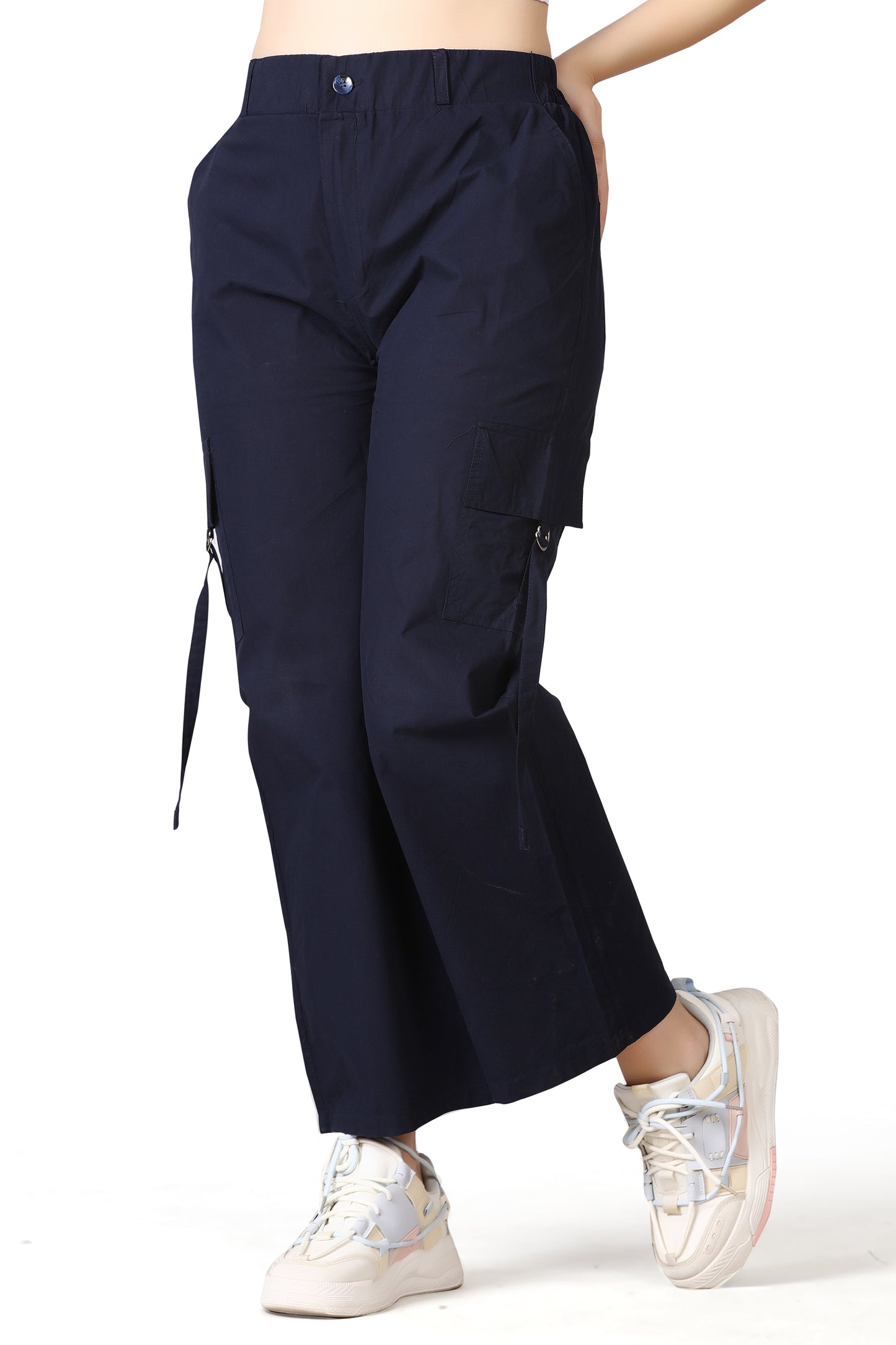 6 Pockets Cargo Pant (Navy Blue)