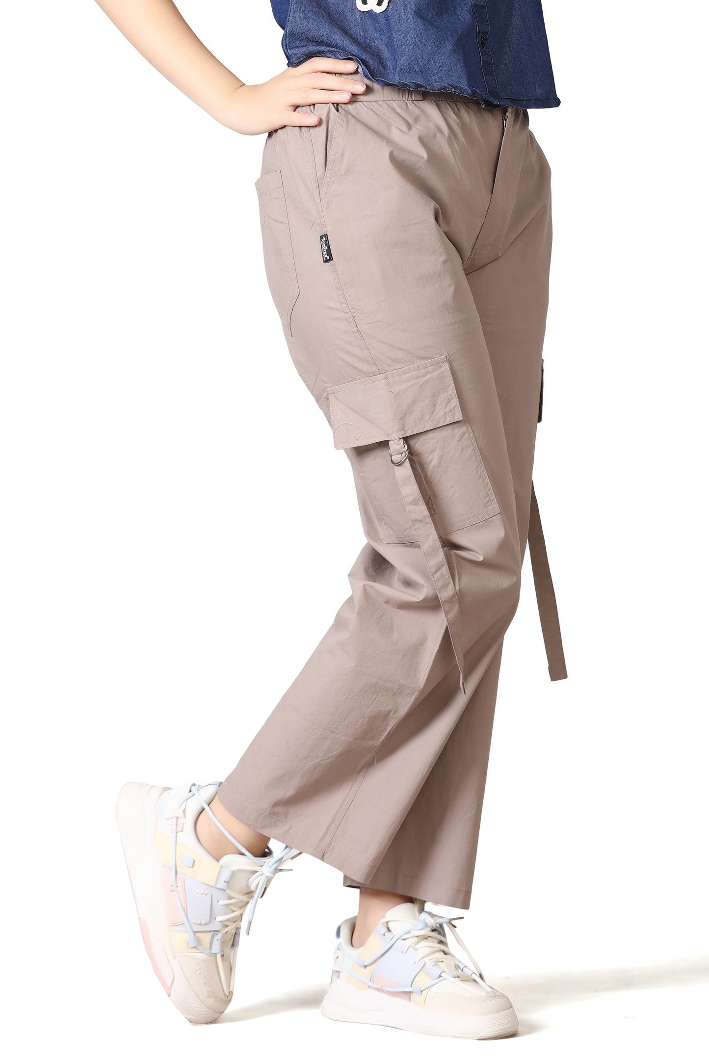6 Pockets Cargo Pant (Light Taupe)