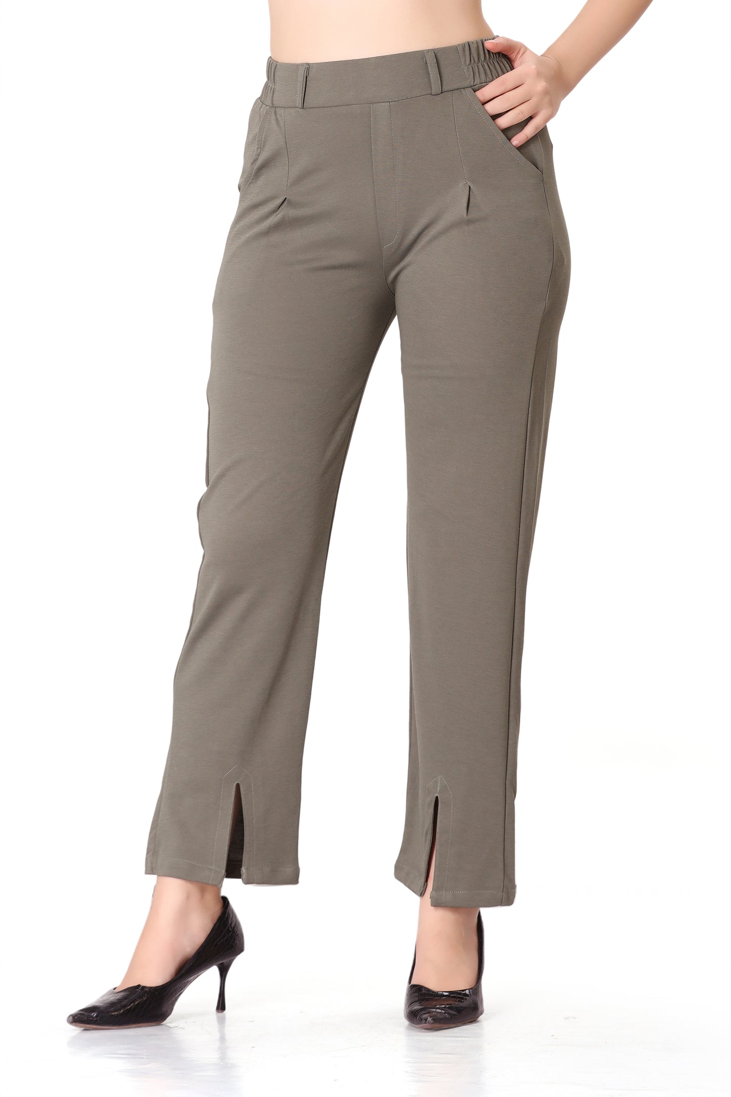 Soft Flex Pant ( Stone Brown Color )