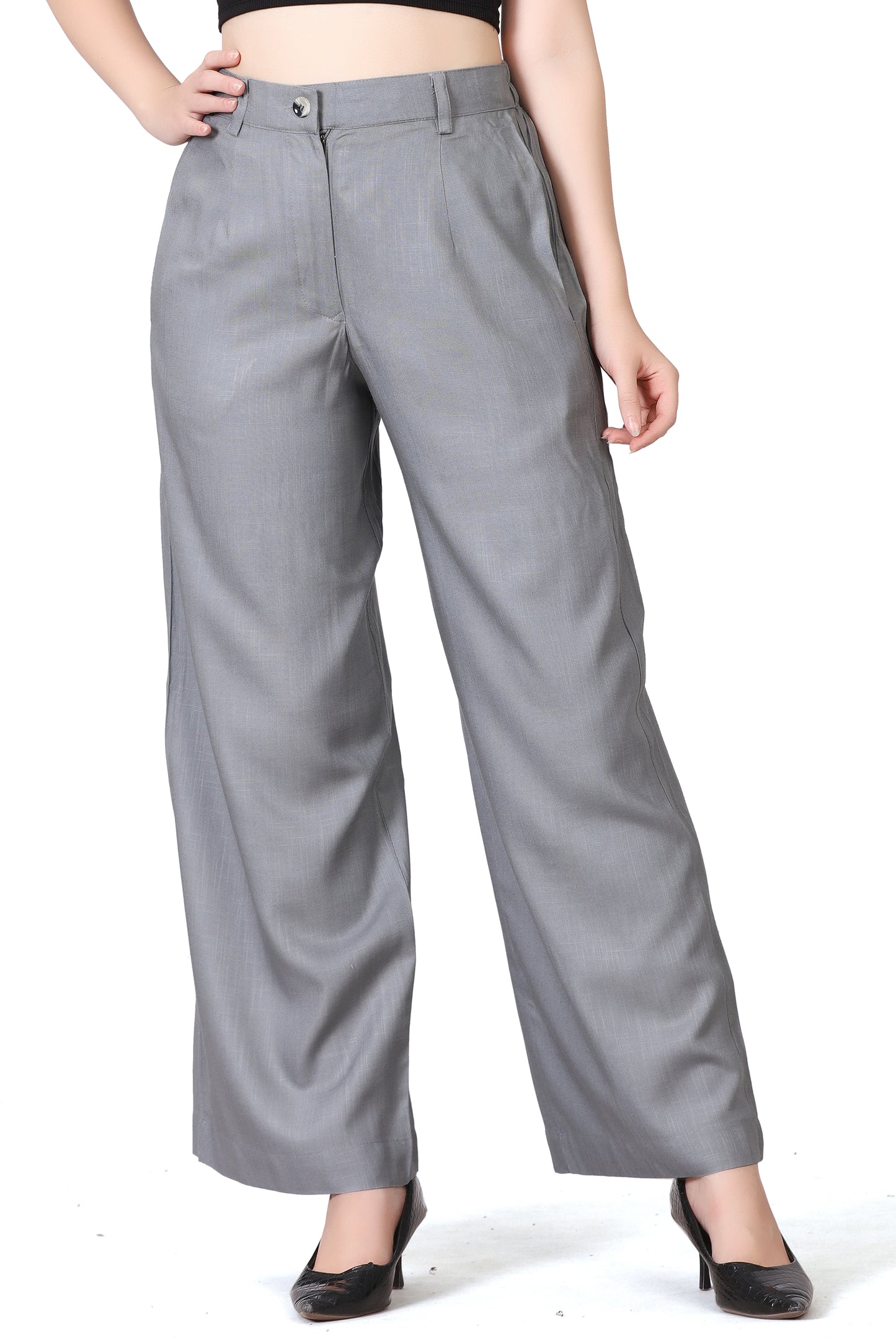 Baggy Style Korean Pant in Grey