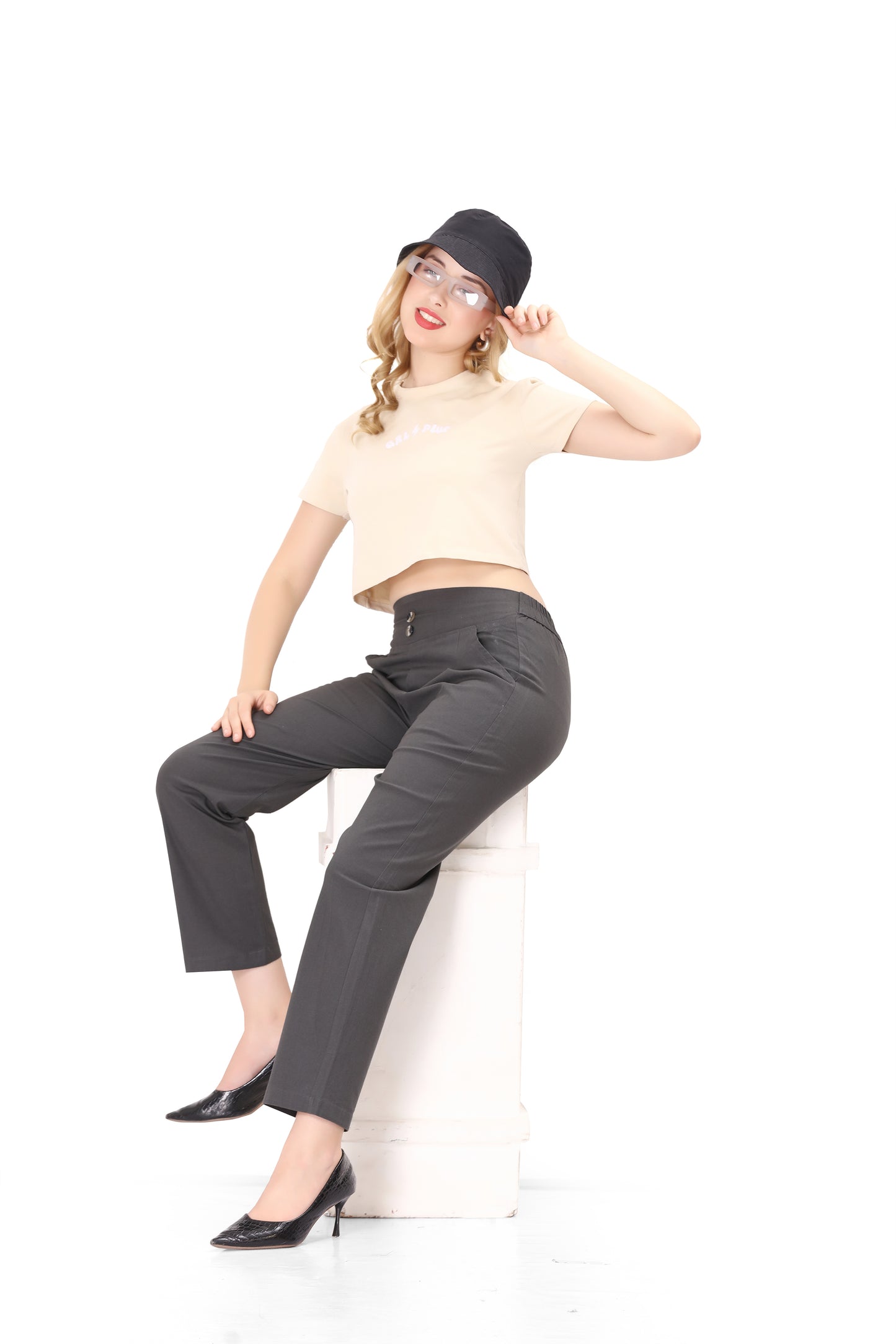 Formal Pant in Dusty Brown