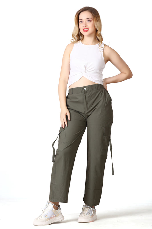 6 Pockets Cargo Pant (Olive Grey)