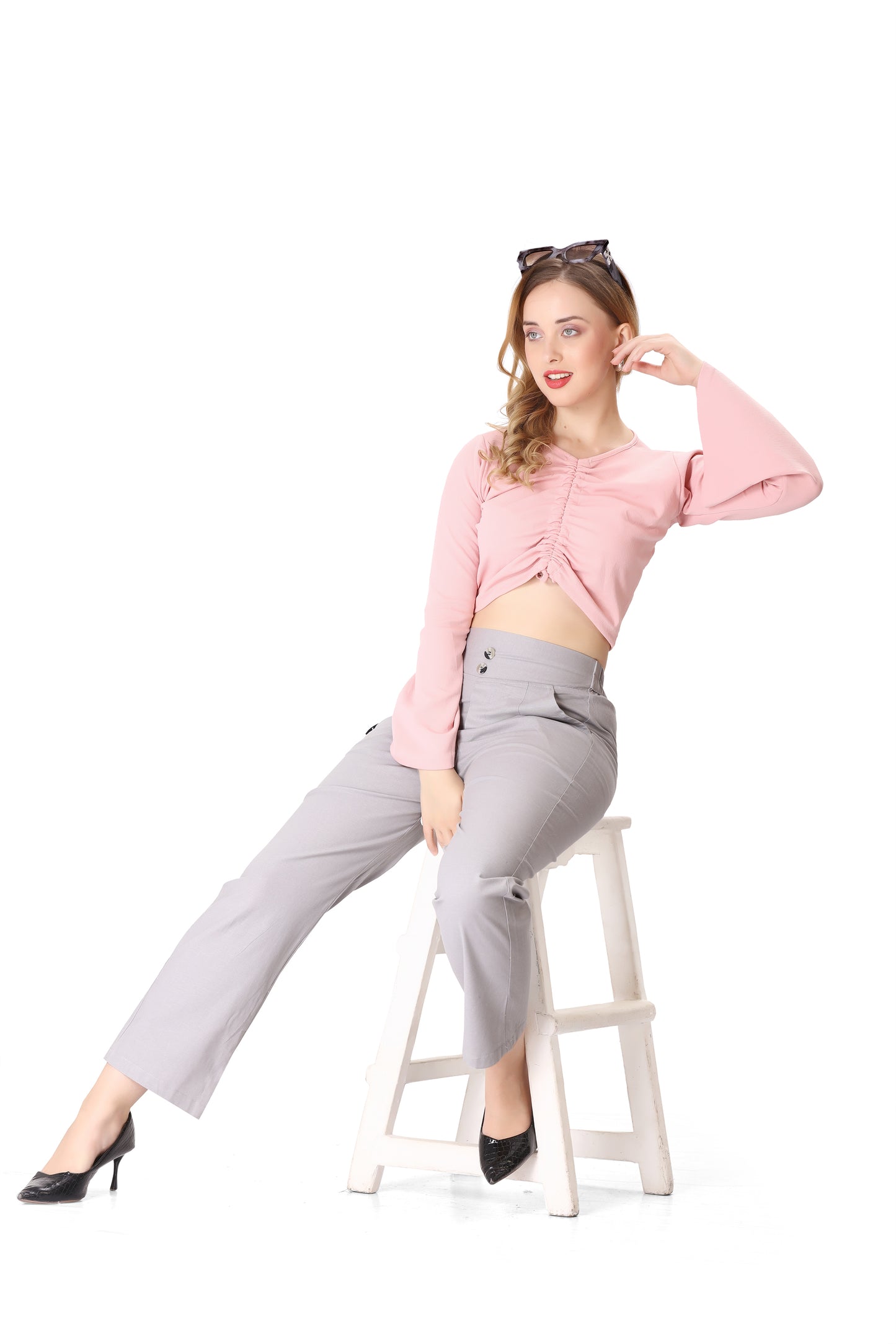 Formal Pant in Light Grey