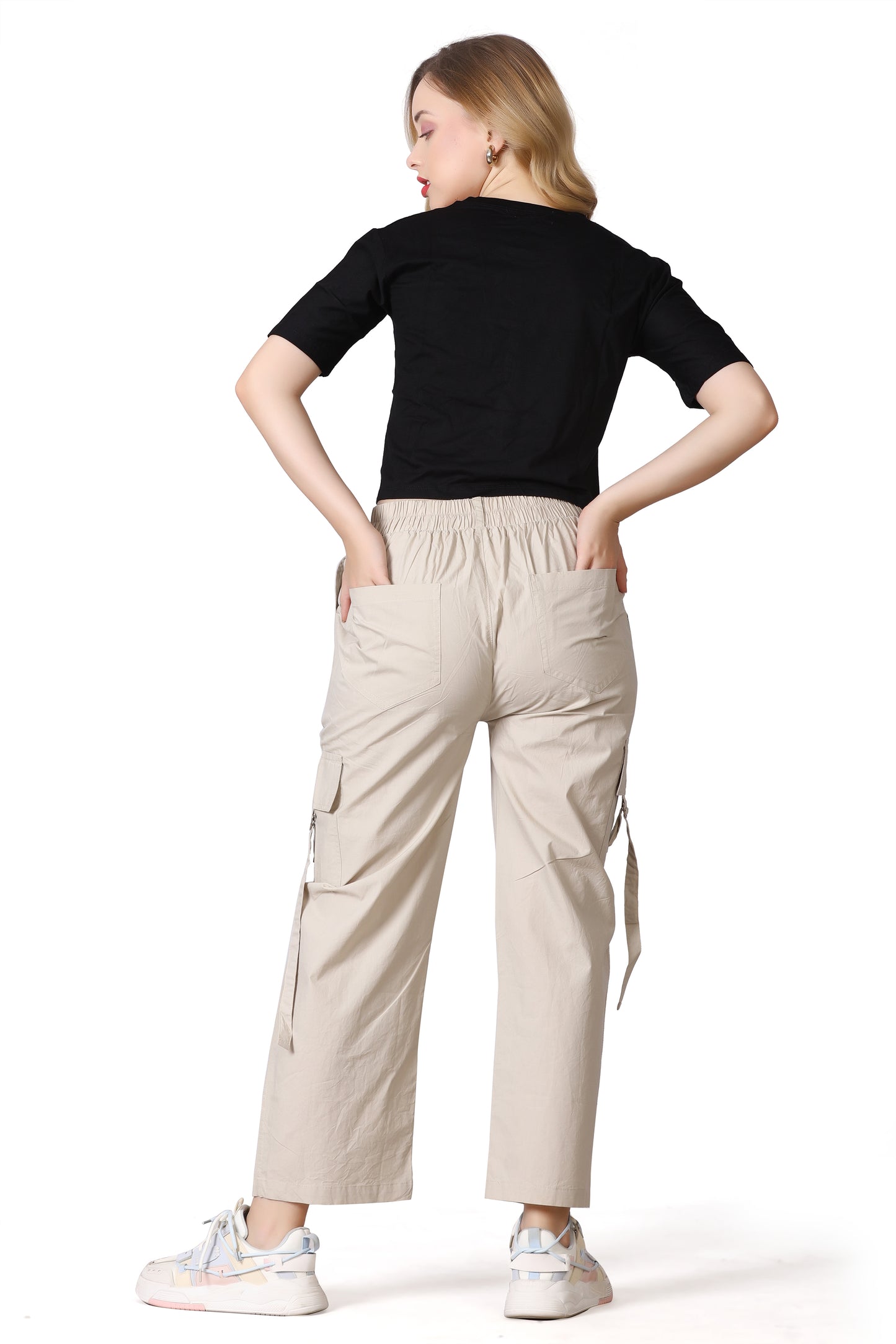 6 Pockets Cargo Pant (Off White)