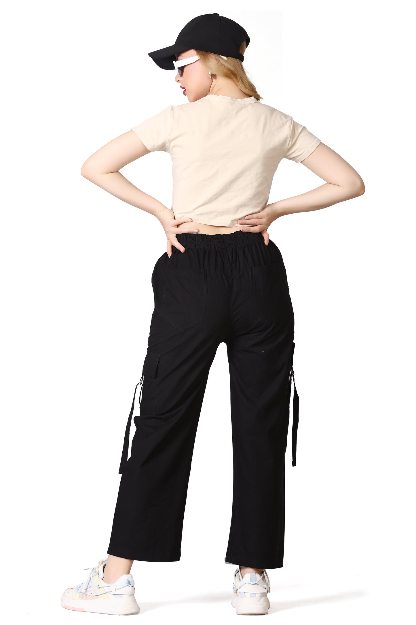 6 Pockets Cargo Pant (Black)