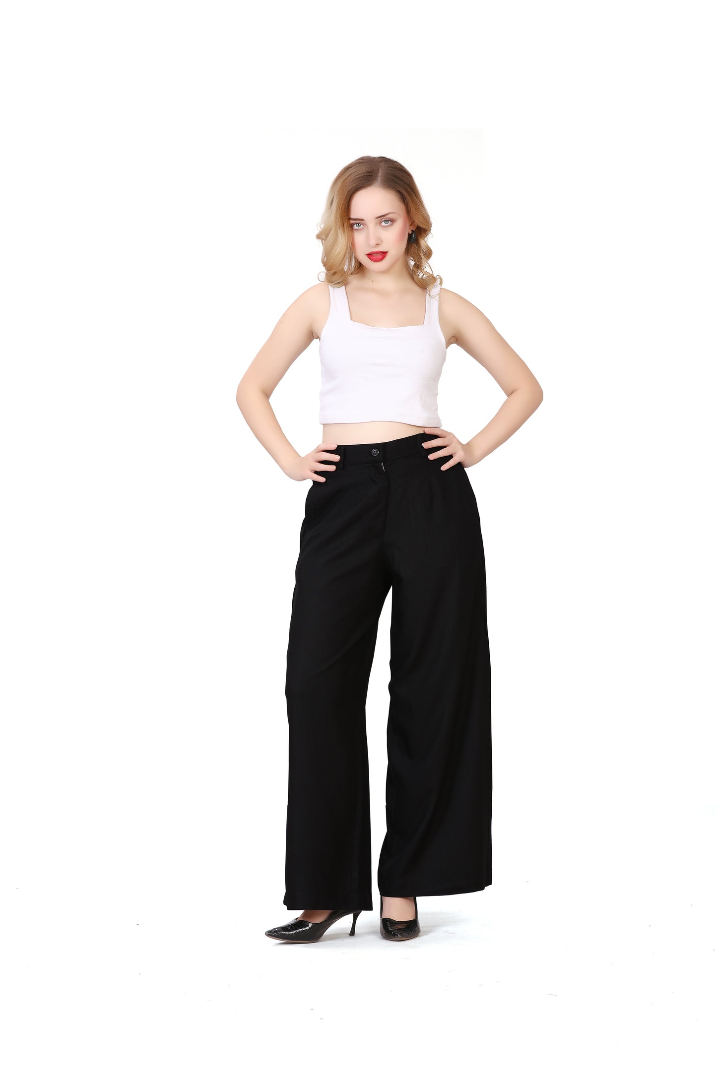 Baggy Style Korean Pant in Black Color
