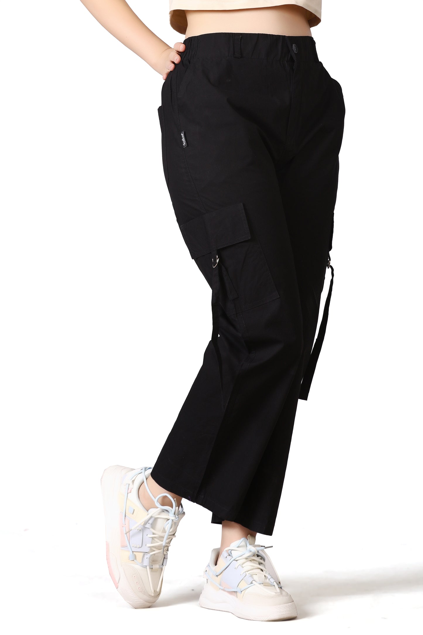 6 Pockets Cargo Pant (Black)