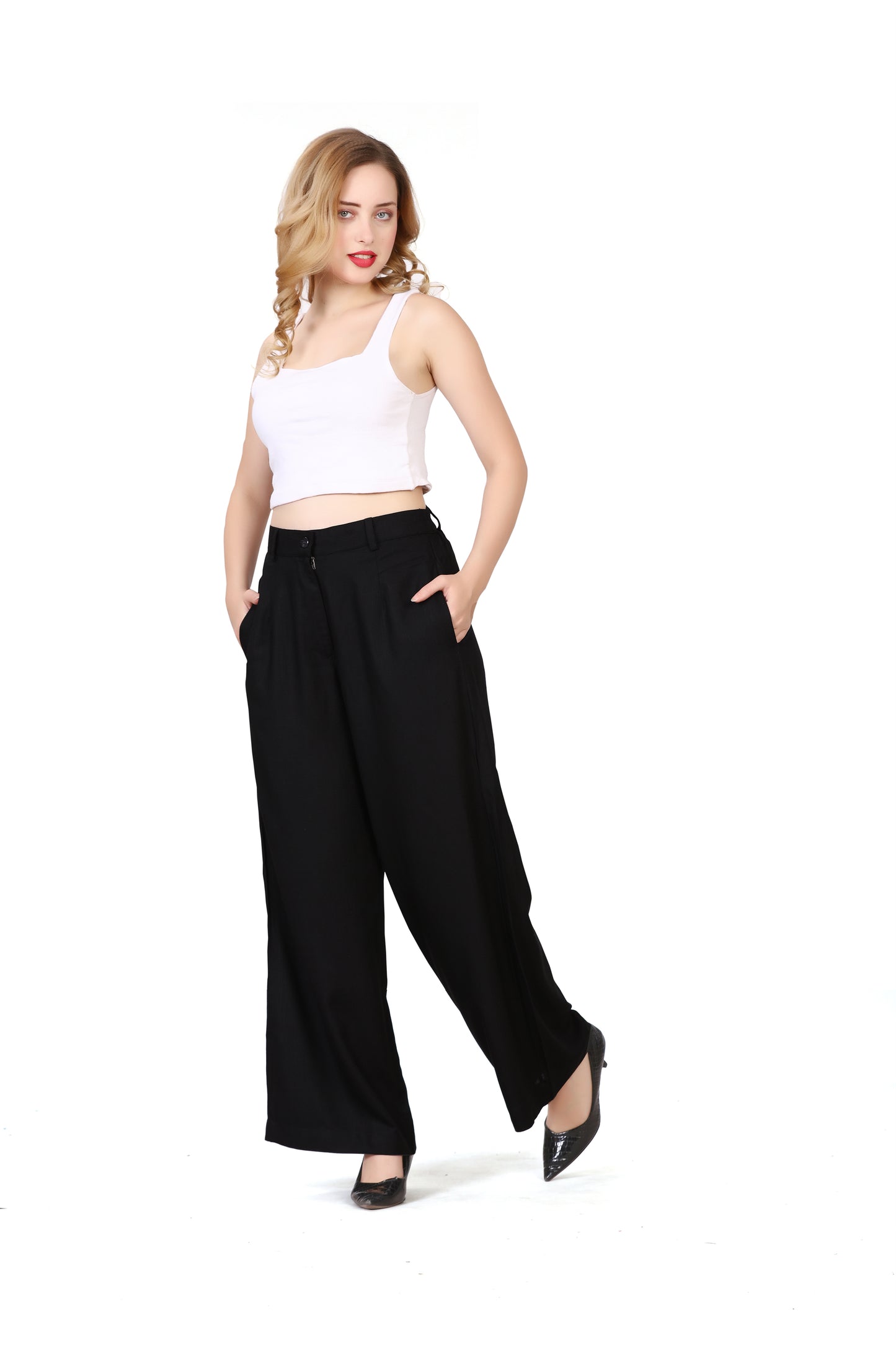 Baggy Style Korean Pant in Black Color
