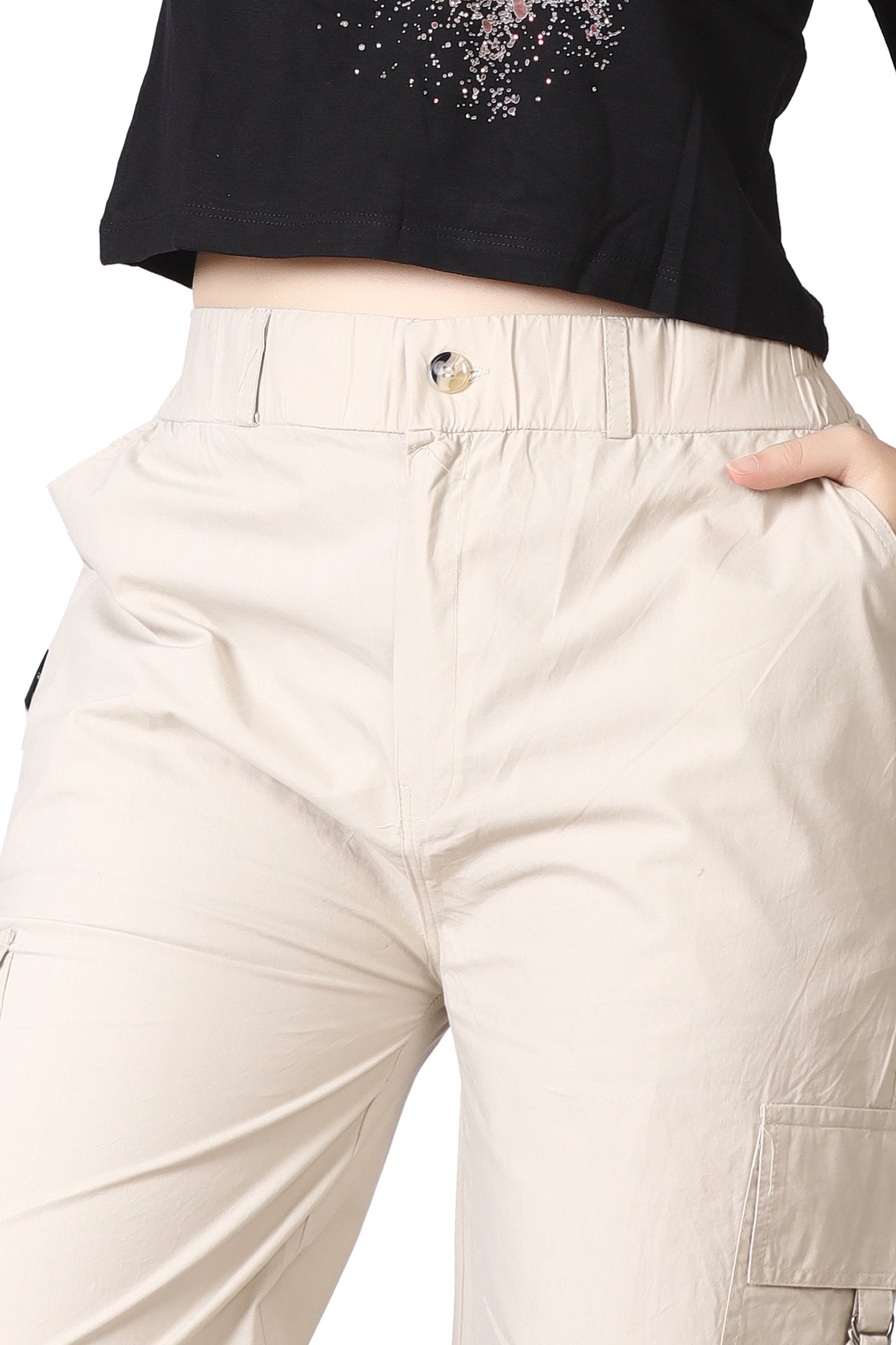 6 Pockets Cargo Pant (Off White)
