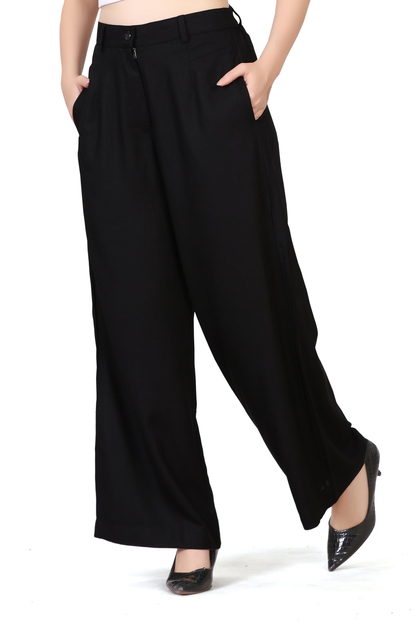 Baggy Style Korean Pant in Black Color