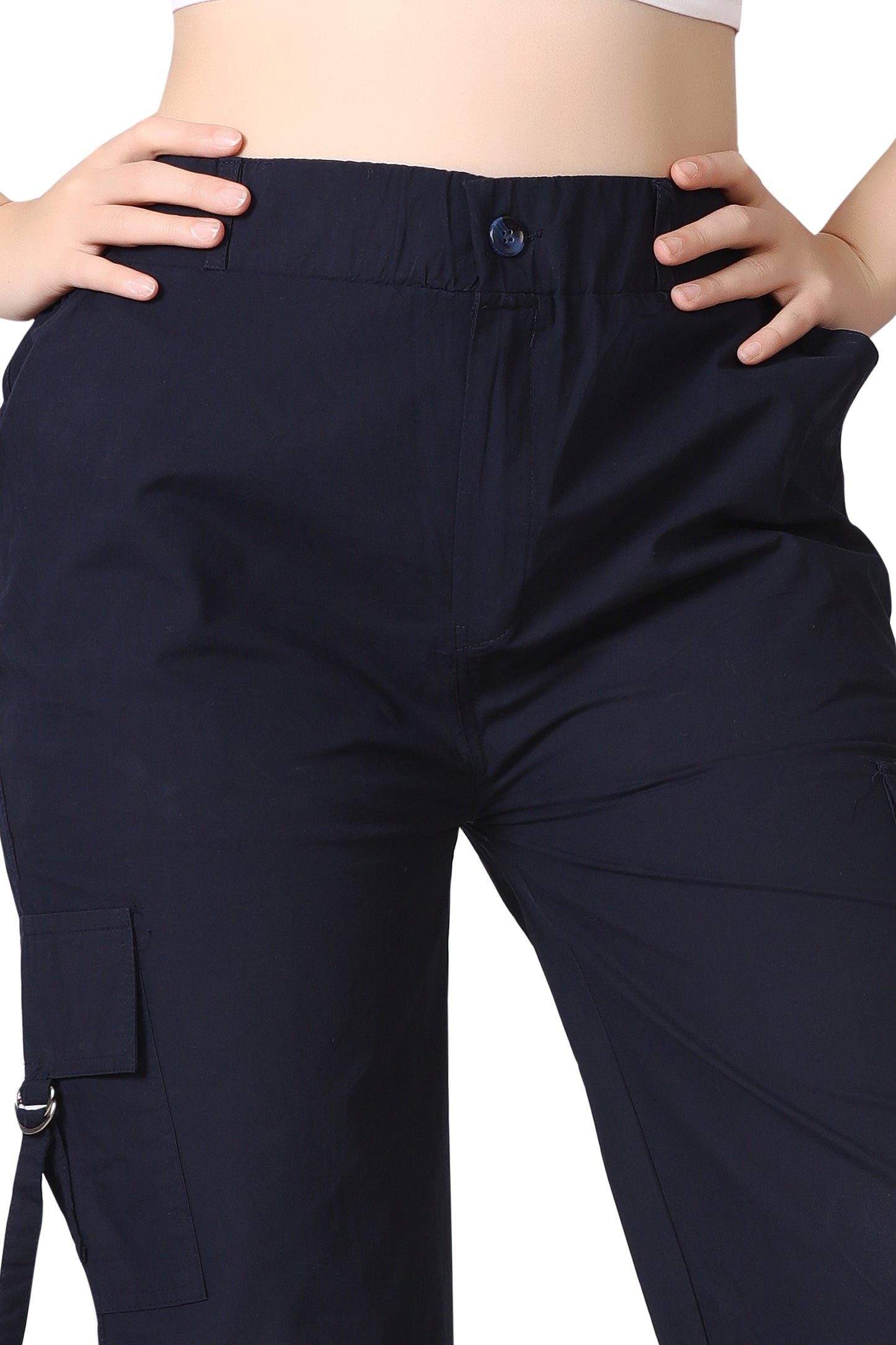 6 Pockets Cargo Pant (Navy Blue)