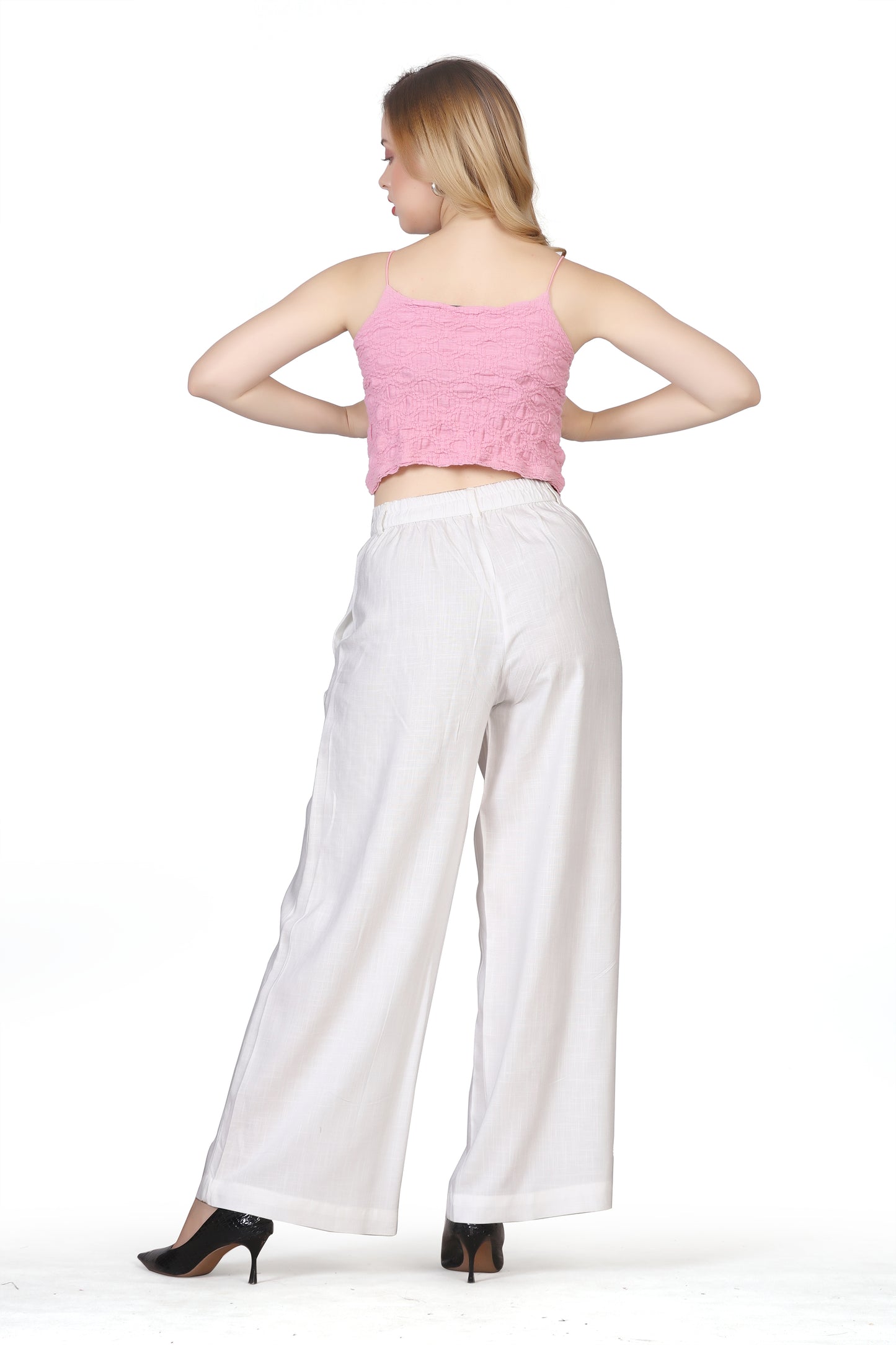 Baggy Style Korean Pant in White Color