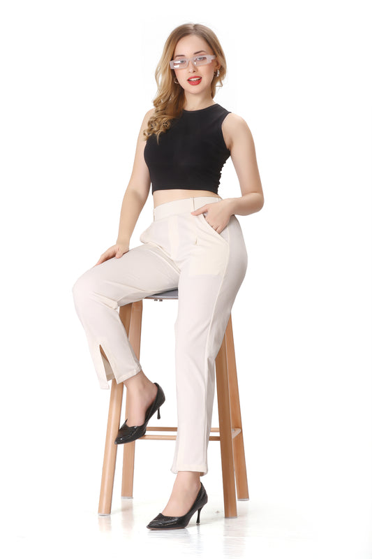 Soft Flex Pant (White Color )